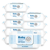 OEM ODM Biodégradable Paper Emballage Antibactérien Sensible 100% Bamboo Baby Wipes Wipes Nettoyage Eco Hand Wet Baby Wipes